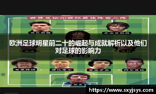欧洲足球明星前二十的崛起与成就解析以及他们对足球的影响力